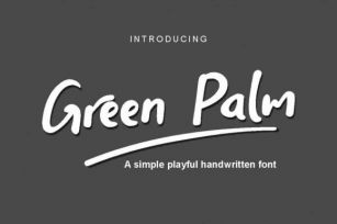 Green Palm Font Download