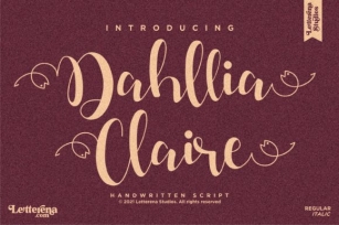 Dahllia Claire Font Download