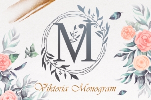 Viktoria Monogram Font Download