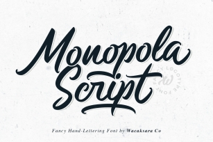 Monopola Script Font Download
