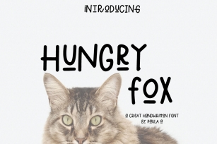 Hungry Fox Font Download