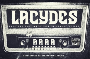 Lacydes Vintage Branding font Font Download