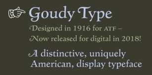 Goudy Type Font Download