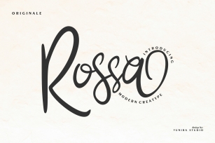 Rossa | Modern Creatype Font Download