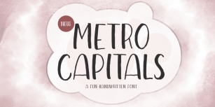 Metro Capitals Font Download