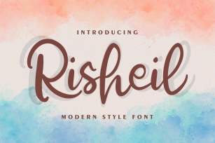 Risheil | Modern Style Font Font Download