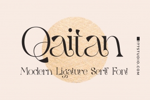 Qaitan - Modern Serif Font Font Download