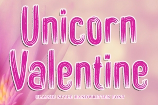 Unicorn Valentine Font Download