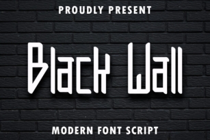 Black Wall Font Download