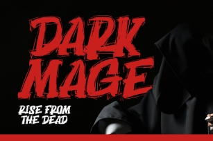Dark Mage - Scary typeface Font Download