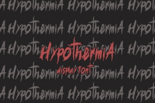Hypotermia Display  Font Font Download