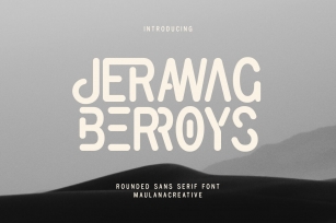 Jerawag Berroys Rounded Sans Serif Font Font Download