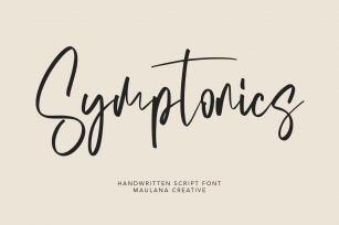 Symptonics Signature Handwritten Font Font Download
