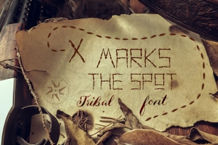 X Marks The Spot Tribal Font Font Download