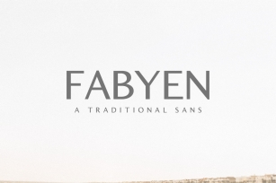 Fabyen A Traditional Sans Font Pack Font Download