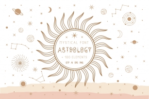 Astrology mystical font Font Download