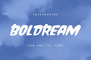 Boldream Fun and Fat Display Font Download