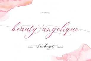 Beauty Angelique Font Download