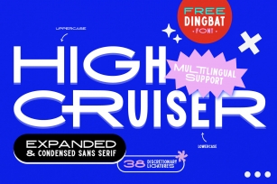 High Cruiser | Modern & Bold Sans Serif Font Download