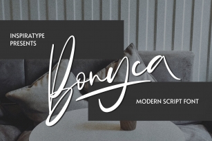 Bonyca - Modern Script Font Download