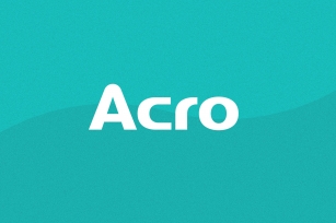 Acro Wordmark Font | Uppercase Logo Font Download