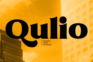 Qulio - Modern Serif Font Download