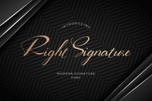 Right Signature Font Download