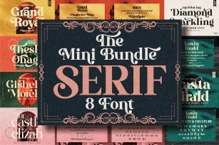 Serif Font Bundle - 8 Perfect Serif Font Font Download