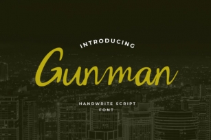 Gunman Font Download