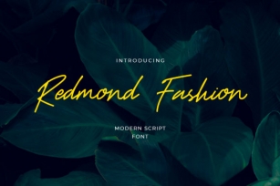 Redmond Fashion Font Download