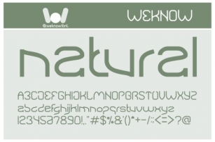 Natural Font Download