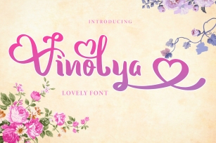 Vinolya - A Lovely Font Font Download