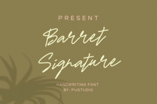 Barret Signature Font Download