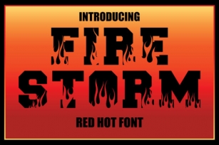 Firestorm Font Download