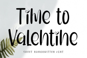 Time to Valentine Font Download