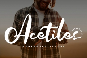 Acetiles Font Download