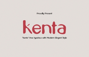 Kenta Typeface Font Download