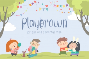 Playbrown Bright and Cheerful Font Download
