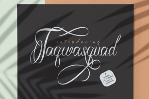 Taqwasquad, Dynamic Calligraphy Font Download