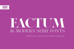 Factum font family Font Download