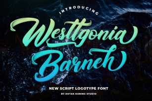 Westtgonia Barneh - Casual Script Font Download