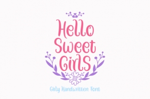 Hello Sweet Girls Font Download