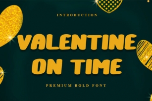 Valentine on Time Font Download