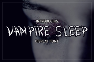 Vampire Sleep Font Download