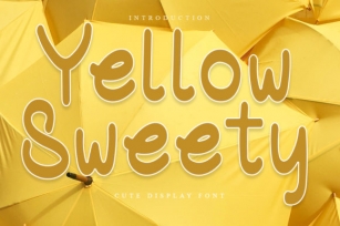 Yellow Sweety Font Download