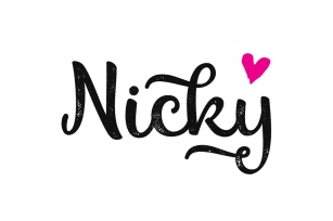 Nicky Typeface Font Download