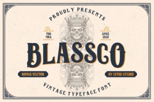 Blassco Font Download