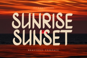 Sunrise Sunset Font Download
