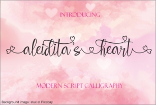 Aleidita's Heart Font Download