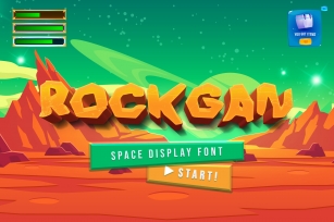 Rockgan Space Display Font Download